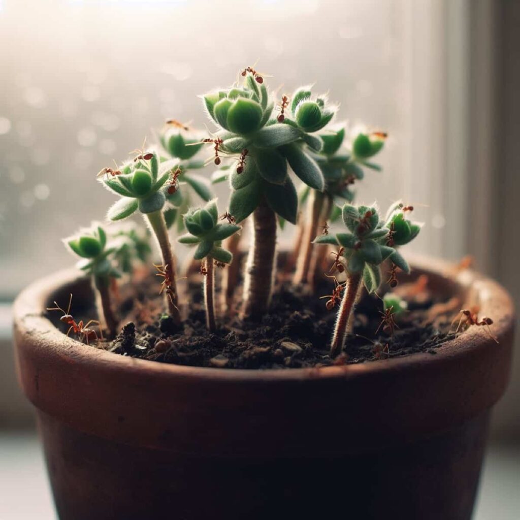 Stop Ants Nesting in Plant Pots